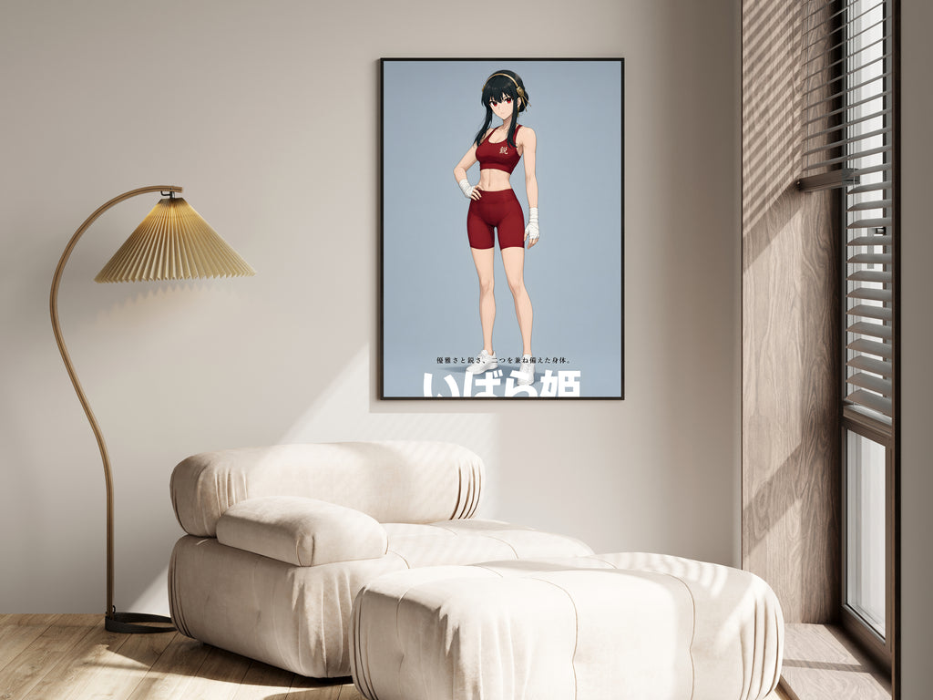 Spy x Family Yor Red Athletic Portrait Anime Poster — i01455