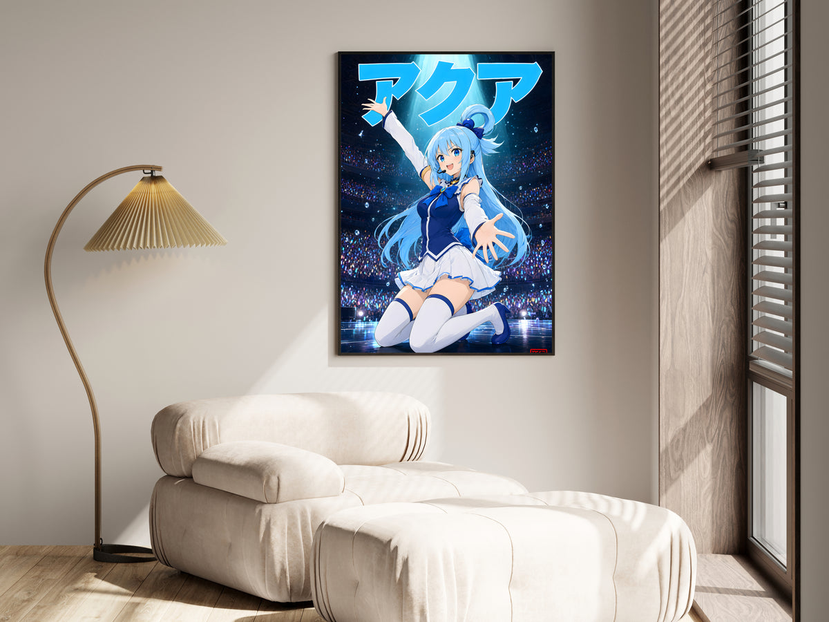 KonoSuba Aqua Concert Stage Anime Poster — i01455