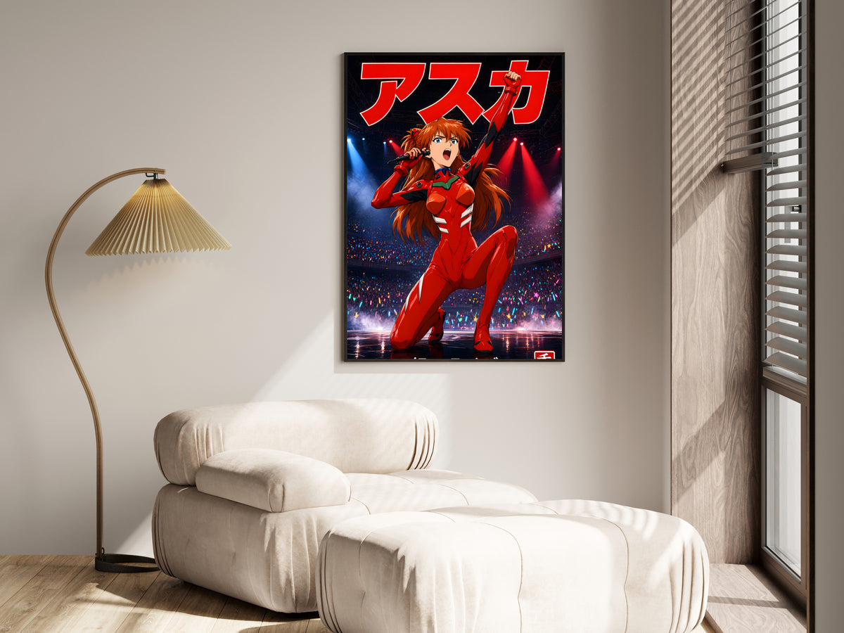 Evangelion Asuka Concert Stage Anime Poster — i01455
