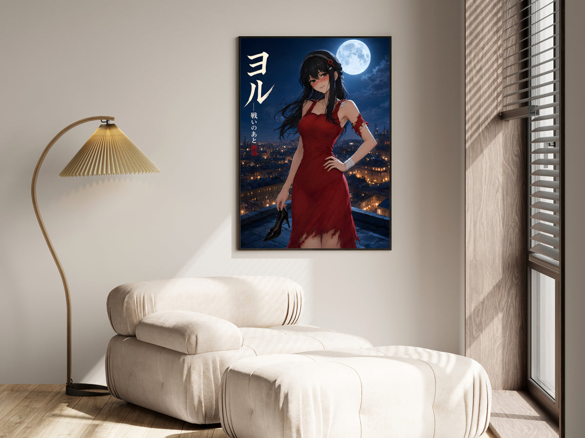 Spy x Family Yor Moonlit Post-Battle Anime Poster — i01455