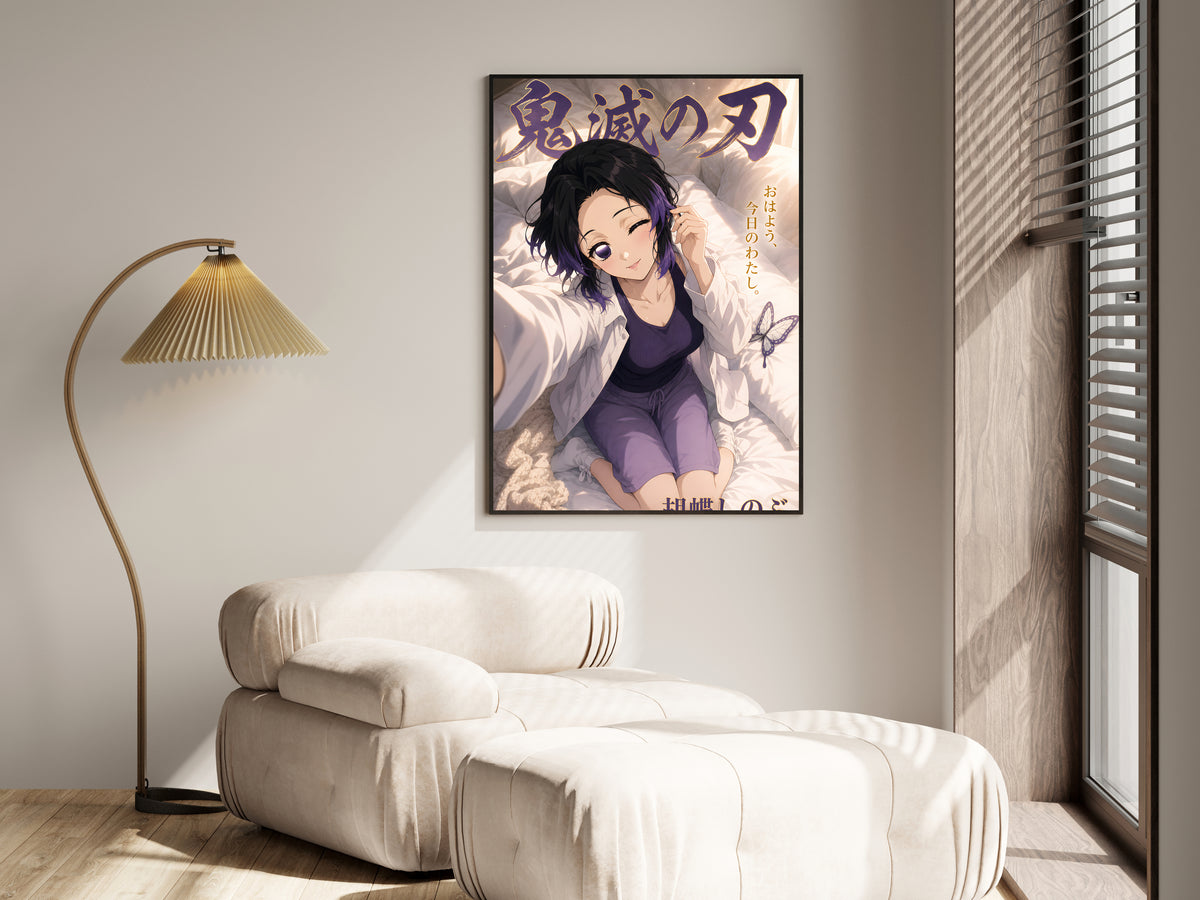 Demon Slayer Shinobu Morning Portrait Anime Poster — i01455