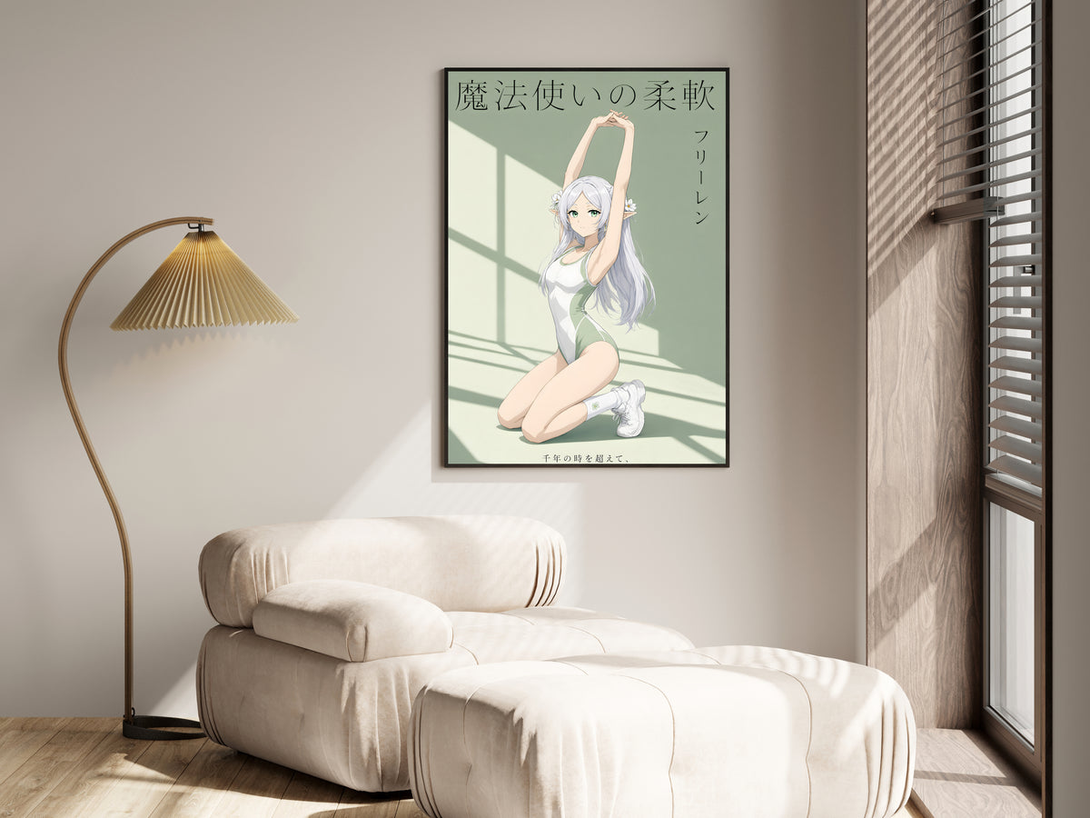 Frieren Sunlit Stretch Anime Poster — i01455