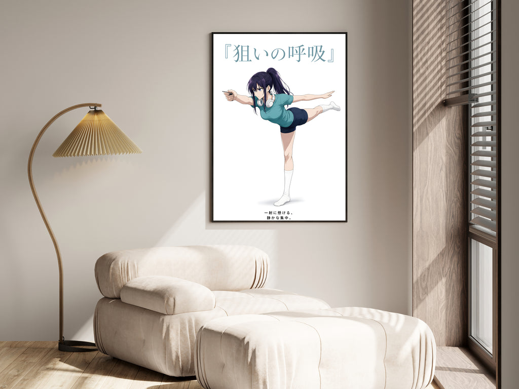 Kaiju No. 8 Mina Ashiro Balance Pose Anime Poster — i01455