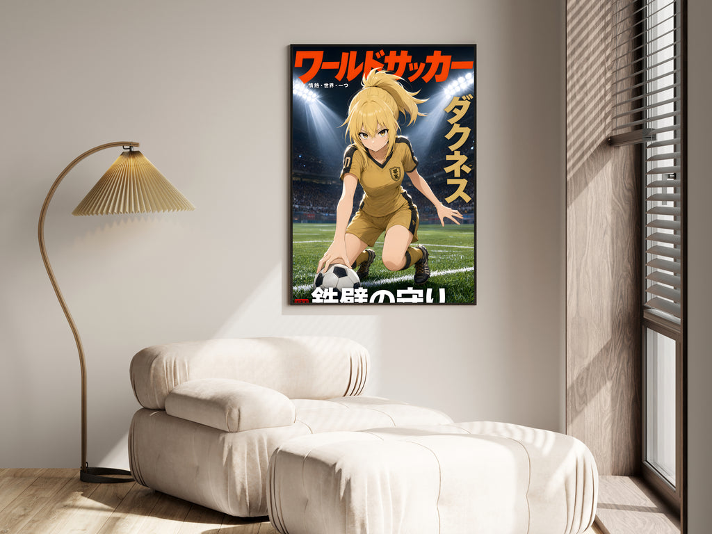 KonoSuba Darkness Football Cover Anime Poster — i01455