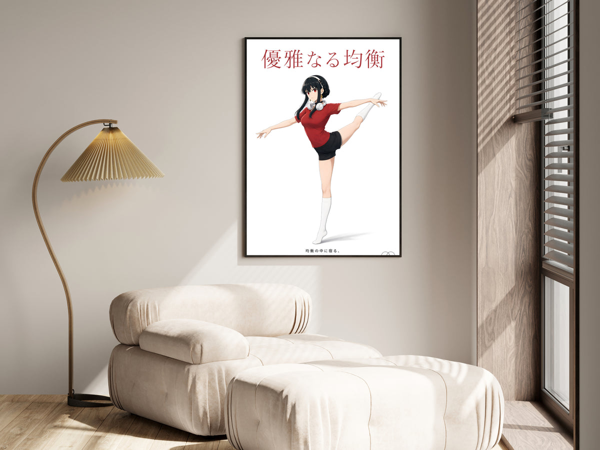 Spy x Family Yor Balance Pose Anime Poster — i01455