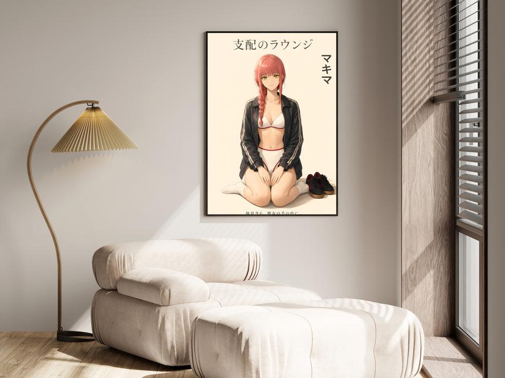 Chainsaw Man Makima Lounge Portrait Anime Poster — i01455