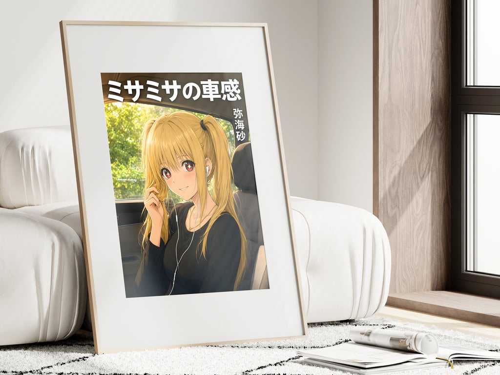 Death Note Misa Road Trip Earbuds Anime Poster — i01462