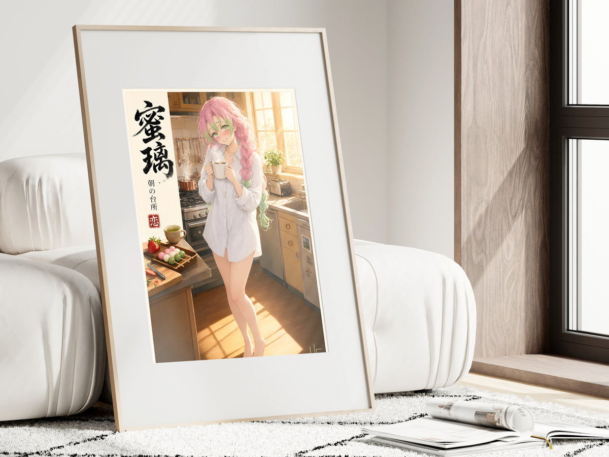 Demon Slayer Mitsuri Morning Kitchen Anime Poster — i01462