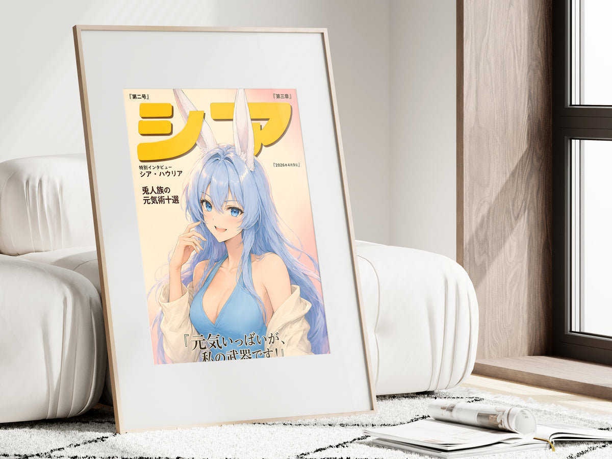Arifureta Shea Blue Magazine Cover Anime Poster — i01462