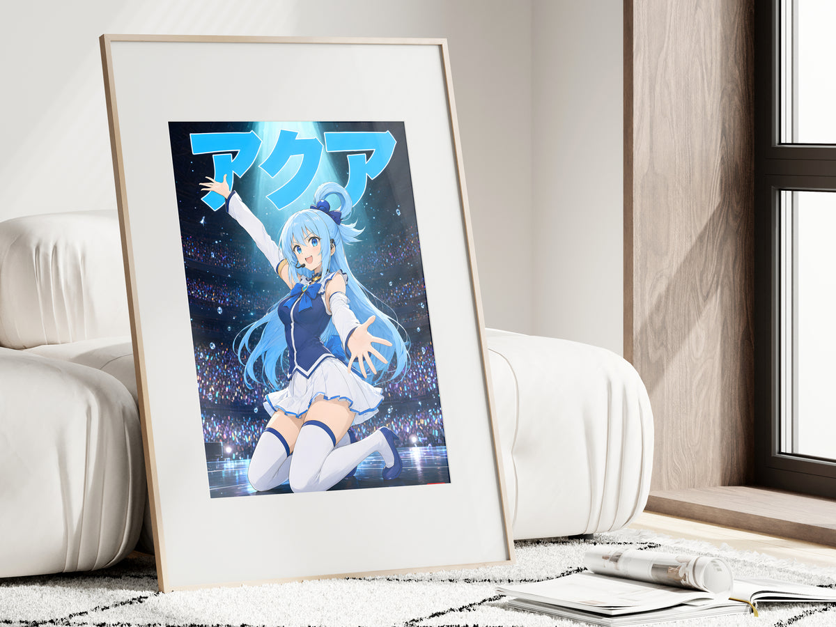 KonoSuba Aqua Concert Stage Anime Poster — i01462