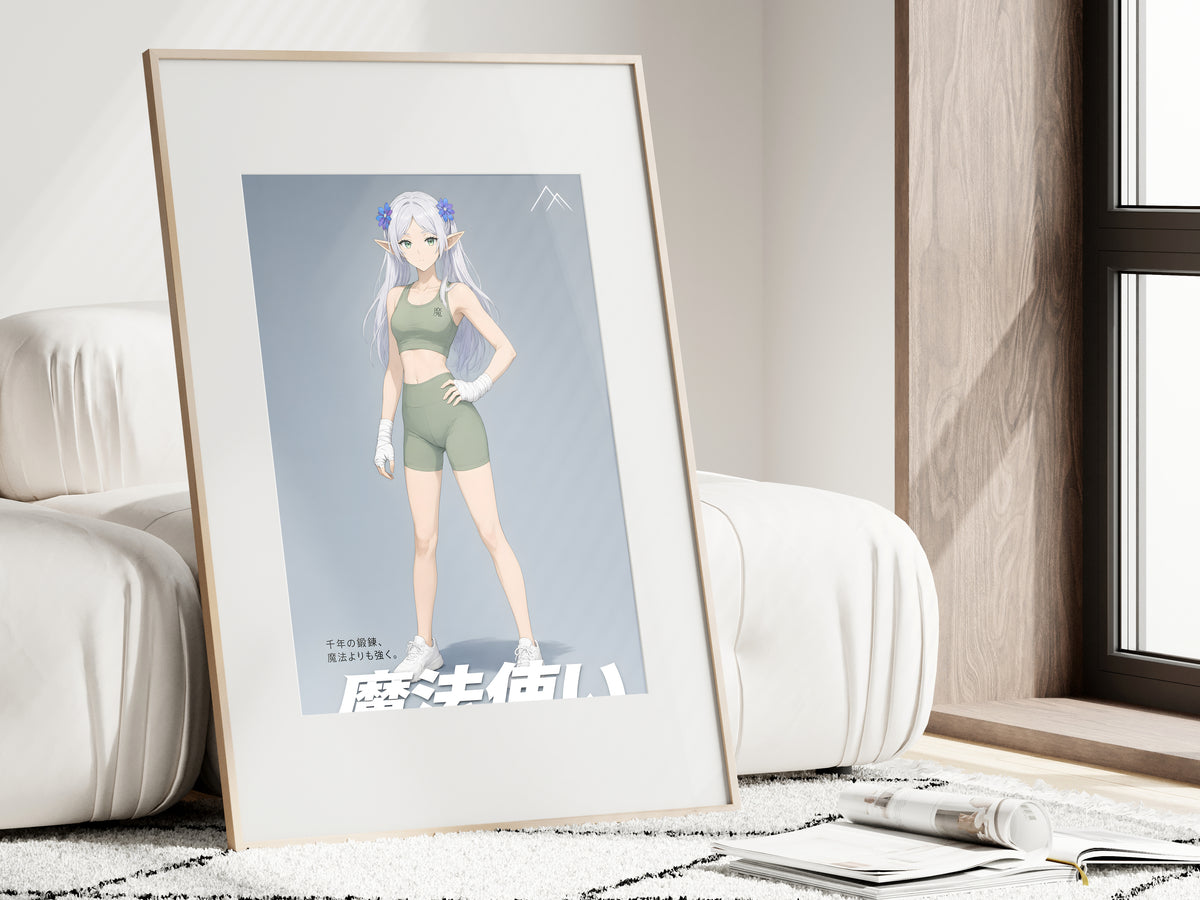 Frieren Green Training Set Anime Poster — i01462