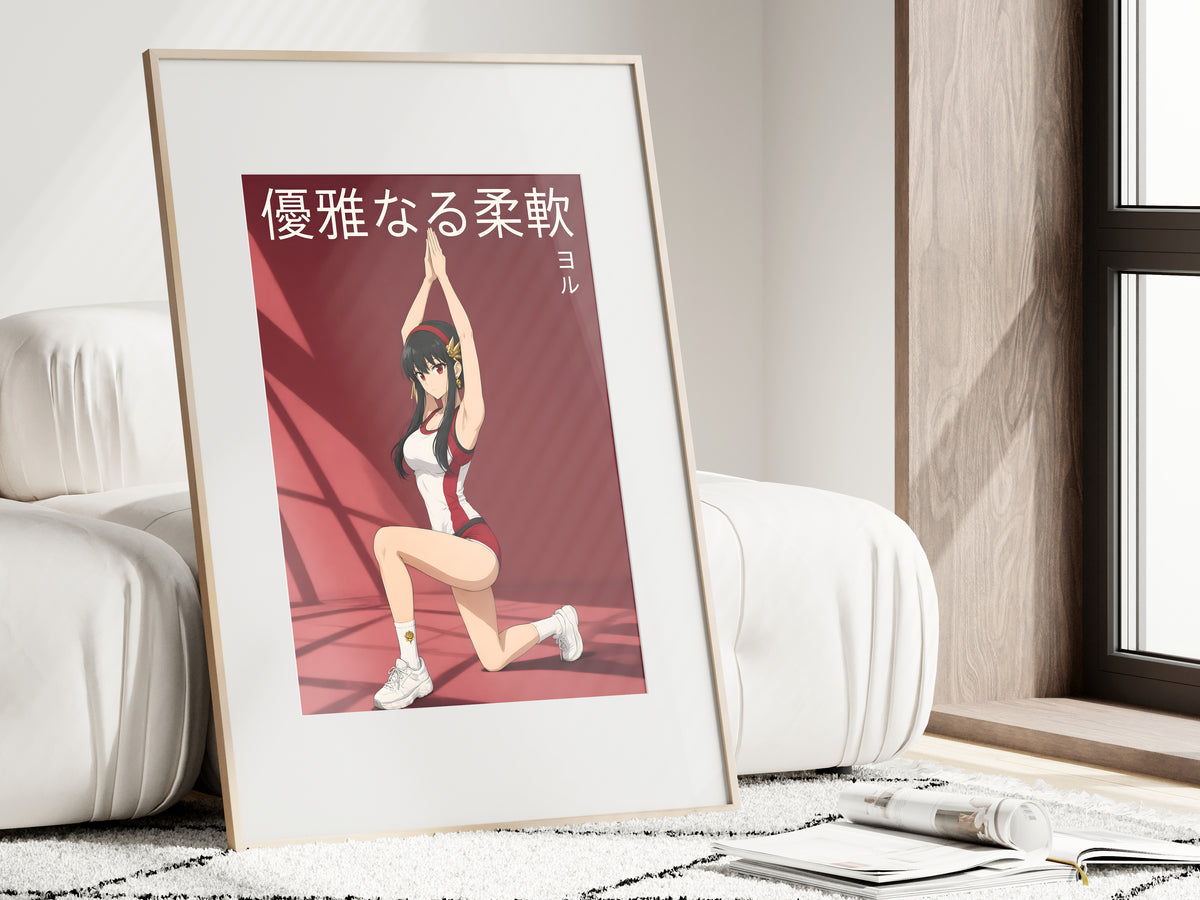 Spy x Family Yor Crimson Stretch Portrait Anime Poster — i01462