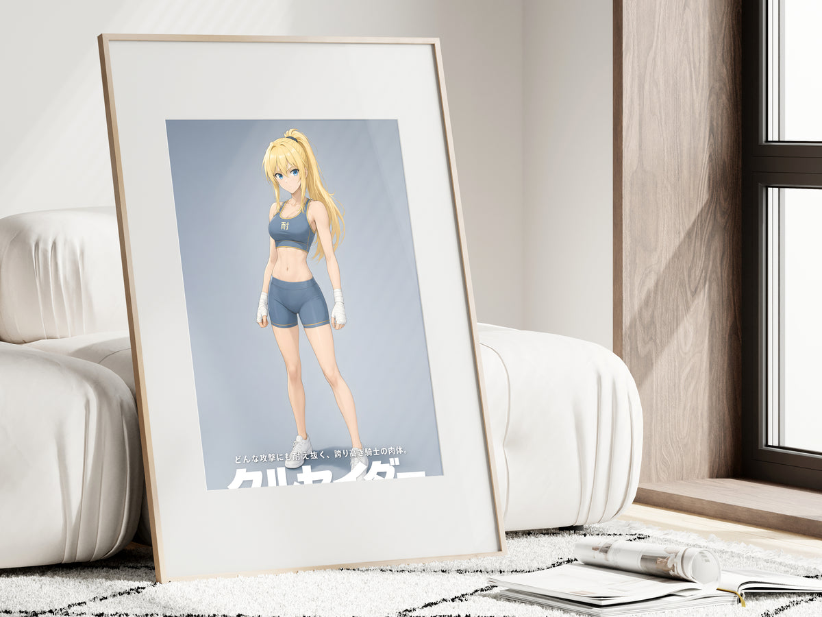 KonoSuba Darkness Blue Athletic Portrait Anime Poster — i01462
