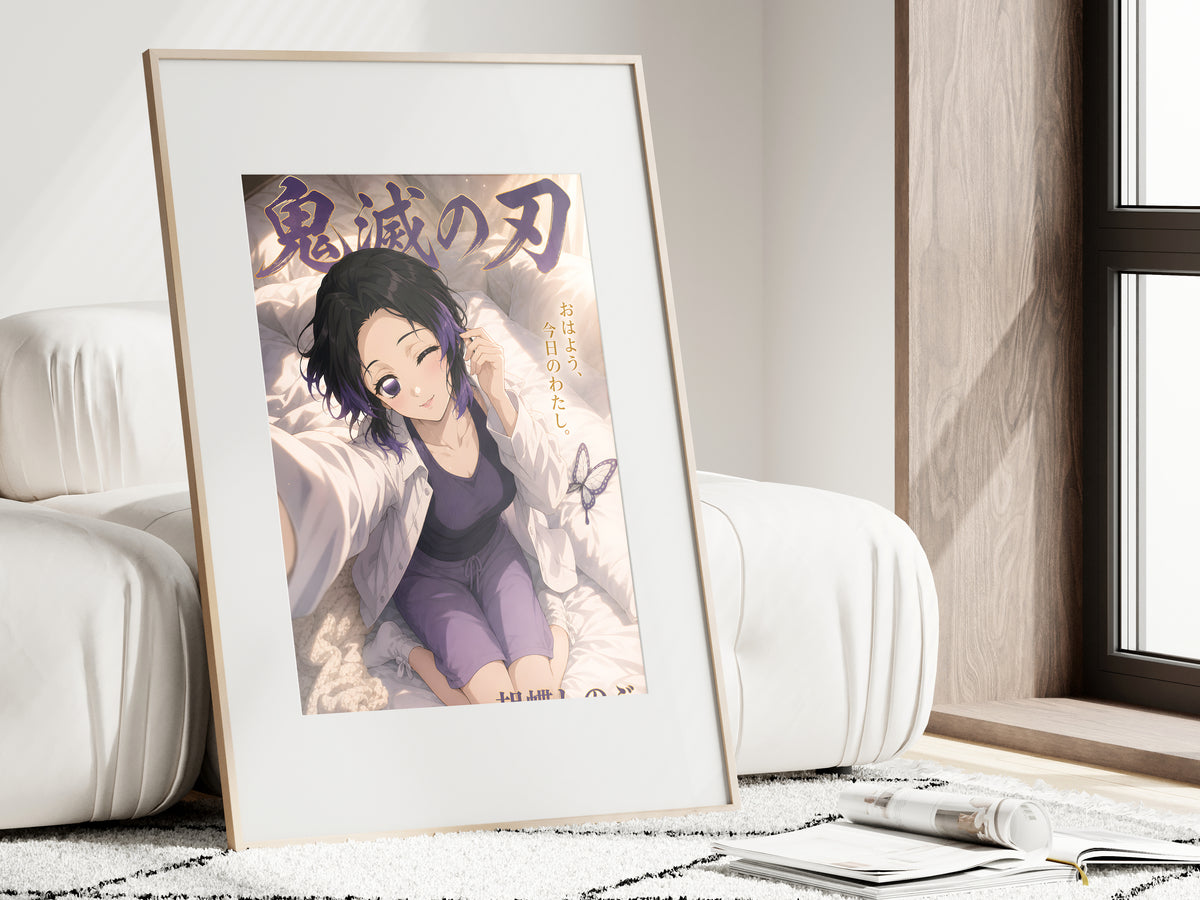 Demon Slayer Shinobu Morning Portrait Anime Poster — i01462