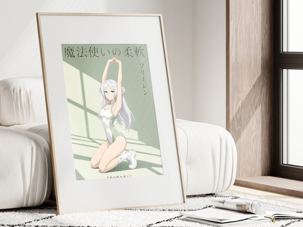 Frieren Sunlit Stretch Anime Poster — i01462