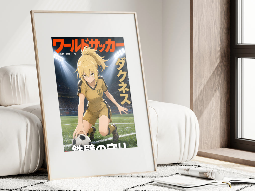 KonoSuba Darkness Football Cover Anime Poster — i01462