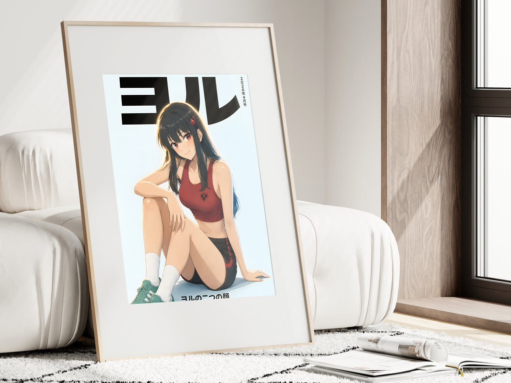 Spy x Family Yor Sporty Magazine Cover Anime Poster — i01462