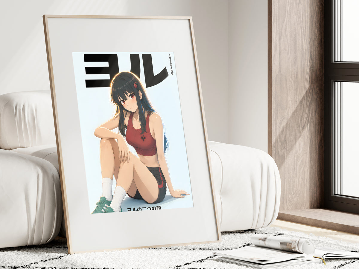 Spy x Family Yor Sporty Magazine Cover Anime Poster — i01462