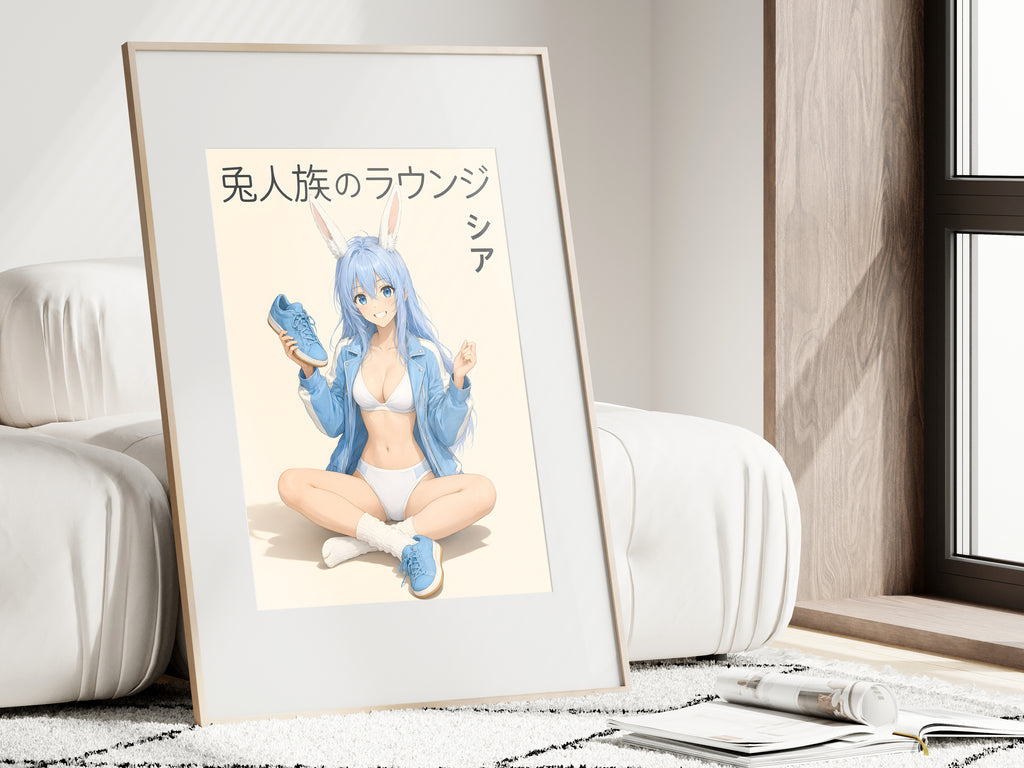 Arifureta Shea Blue Lounge Anime Poster — i01462