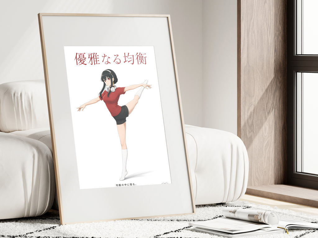 Spy x Family Yor Balance Pose Anime Poster — i01462