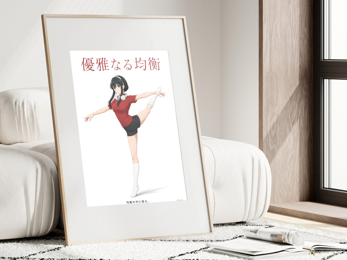 Spy x Family Yor Balance Pose Anime Poster — i01462