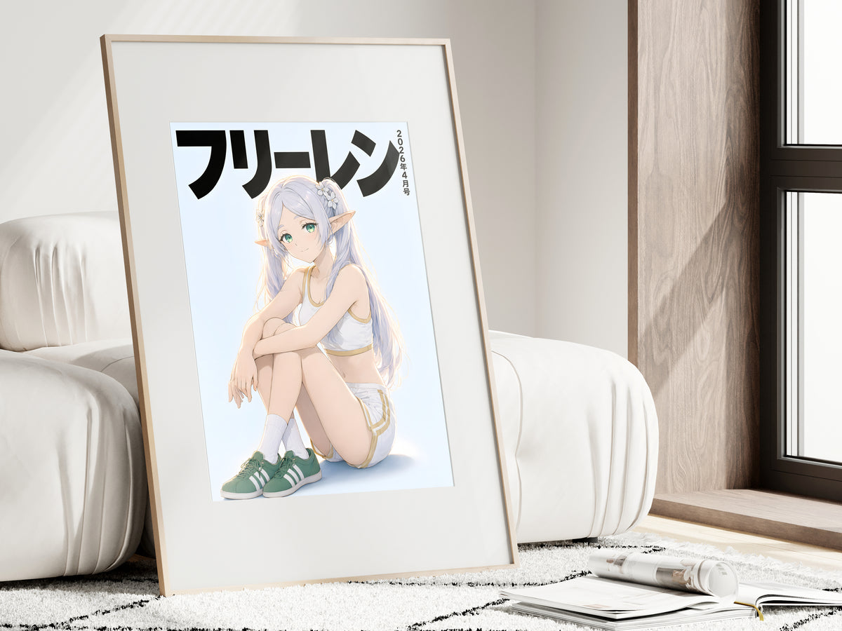 Frieren Sportswear Cover Anime Poster — i01462