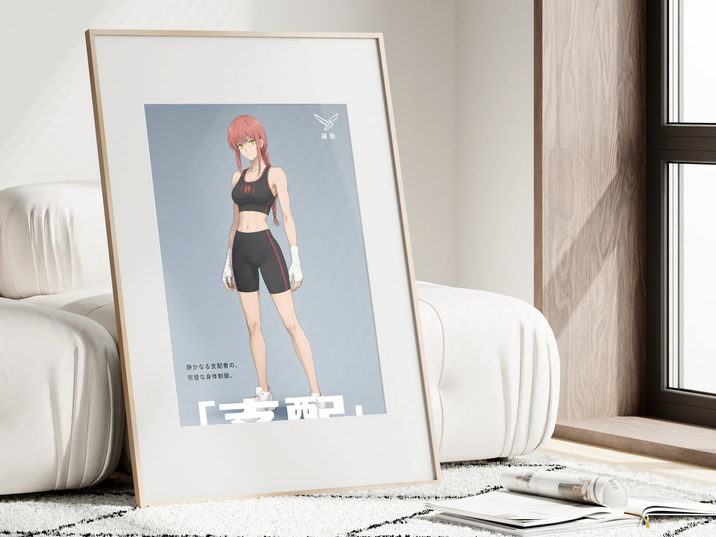 Chainsaw Man Makima Athletic Portrait Anime Poster — i01462