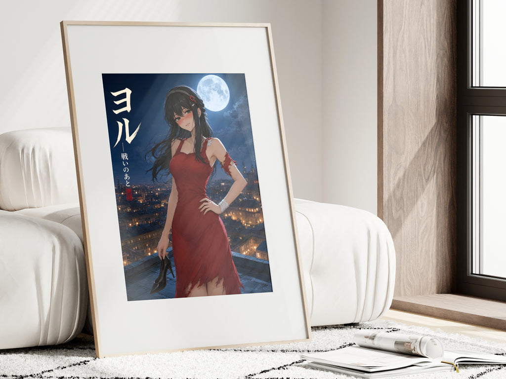 Spy x Family Yor Moonlit Post-Battle Anime Poster — i01462