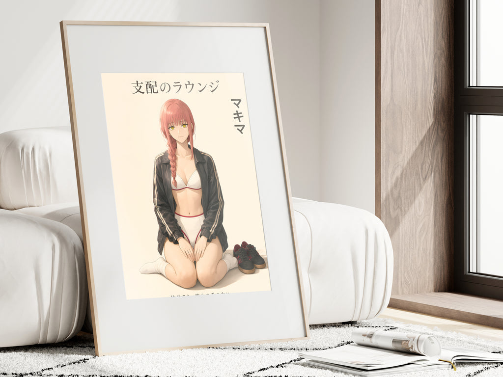 Chainsaw Man Makima Lounge Portrait Anime Poster — i01462