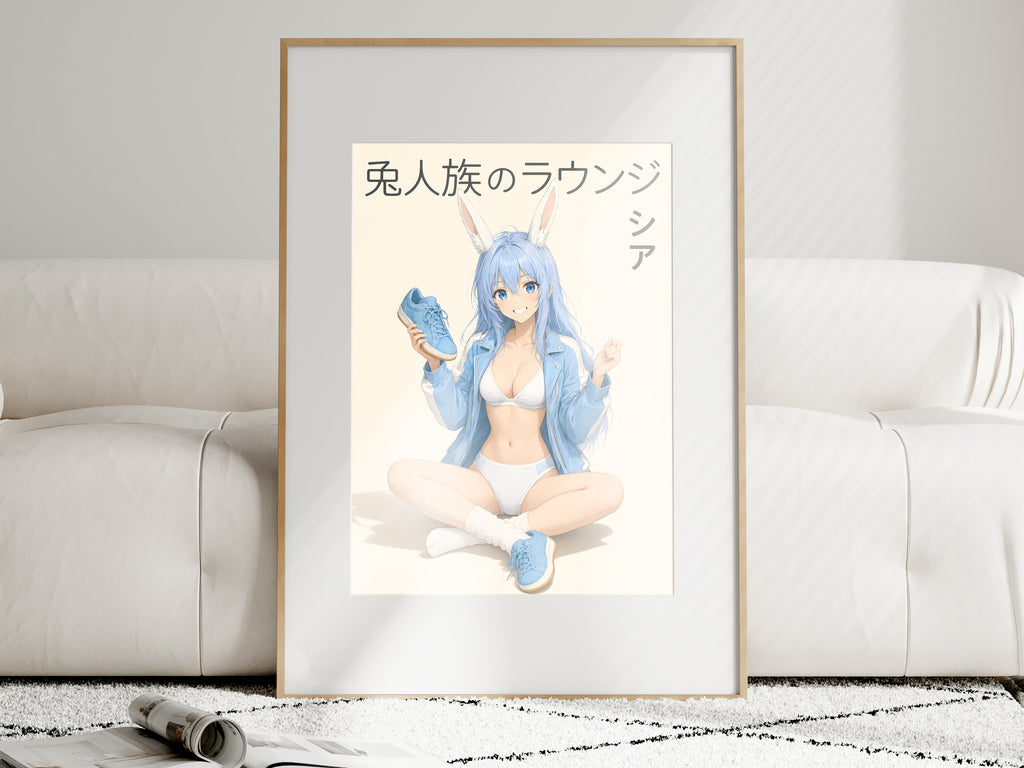 Arifureta Shea Blue Lounge Anime Poster — i01463