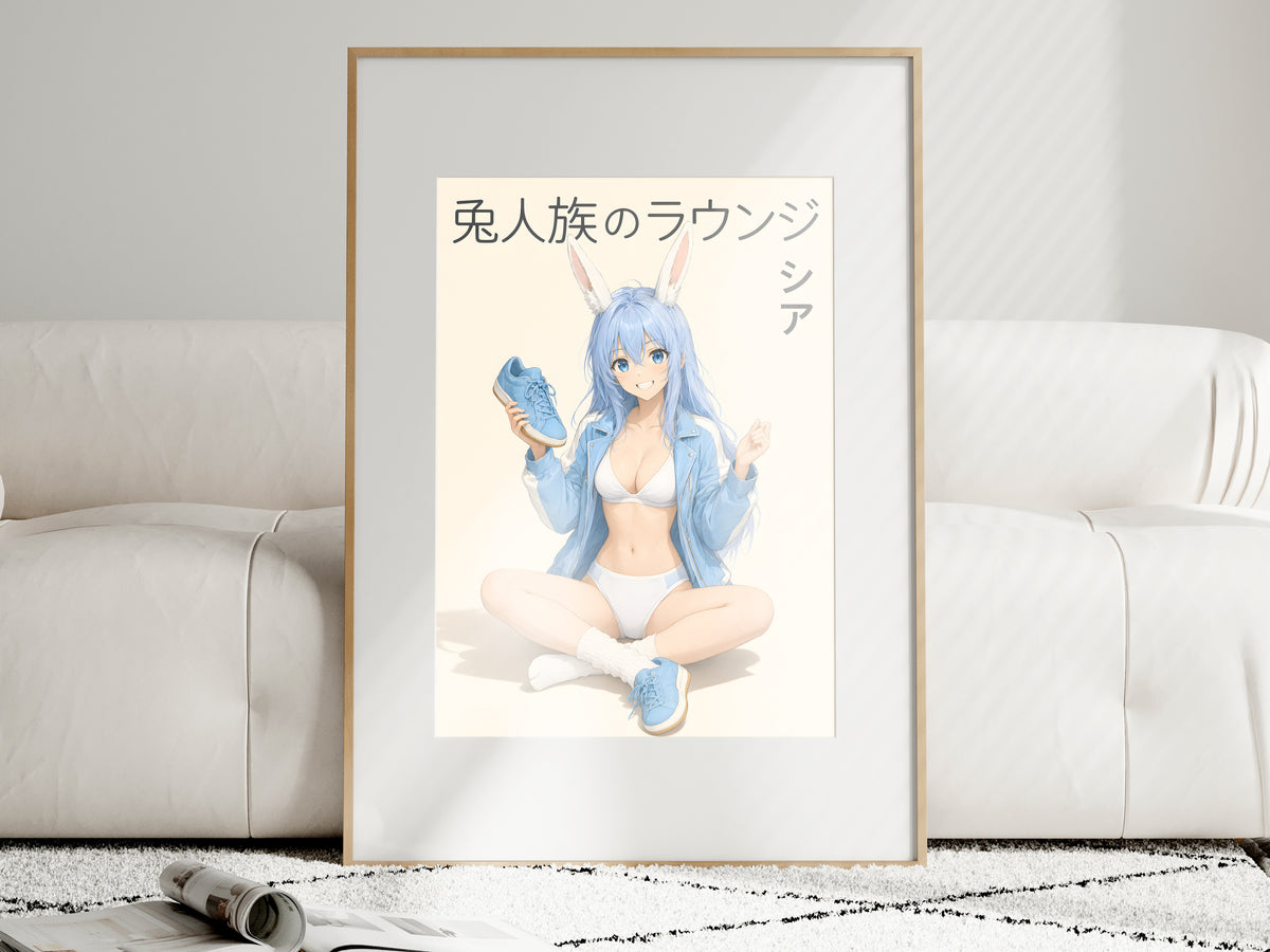Arifureta Shea Blue Lounge Anime Poster — i01463