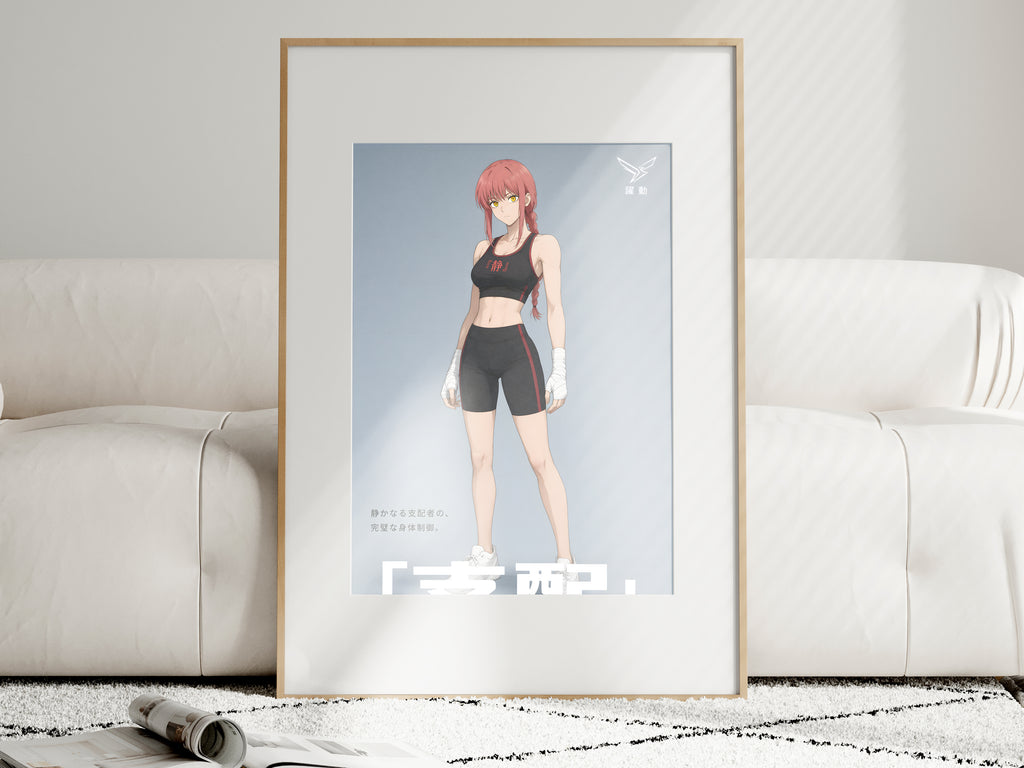 Chainsaw Man Makima Athletic Portrait Anime Poster — i01463