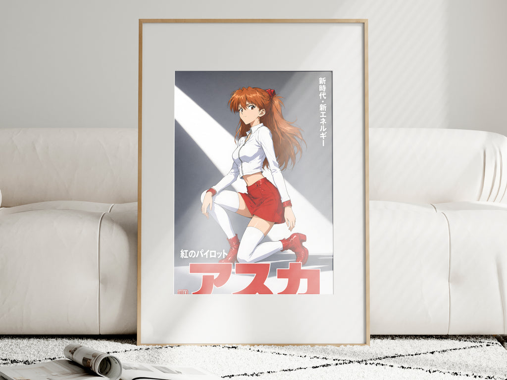Evangelion Asuka Idol Portrait Anime Poster — i01463