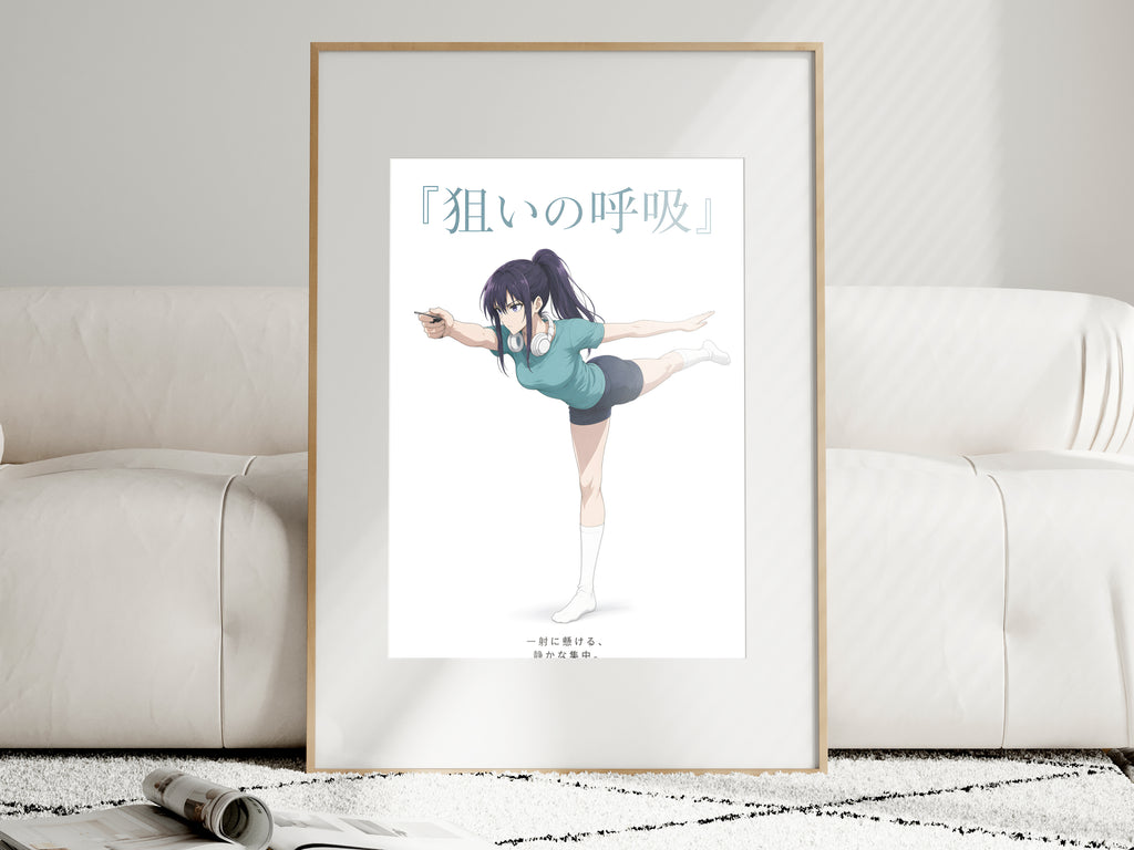Kaiju No. 8 Mina Ashiro Balance Pose Anime Poster — i01463