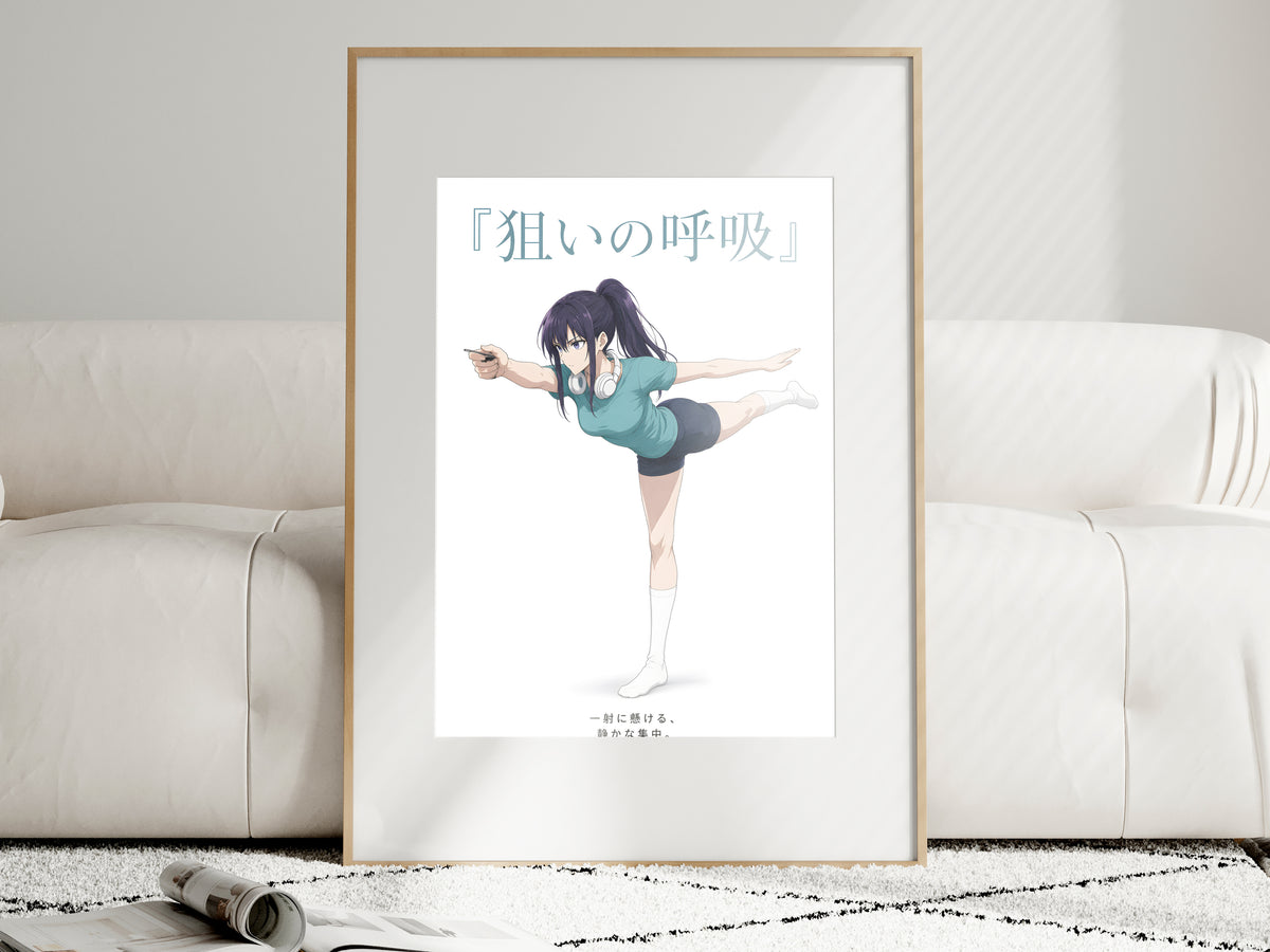 Kaiju No. 8 Mina Ashiro Balance Pose Anime Poster — i01463