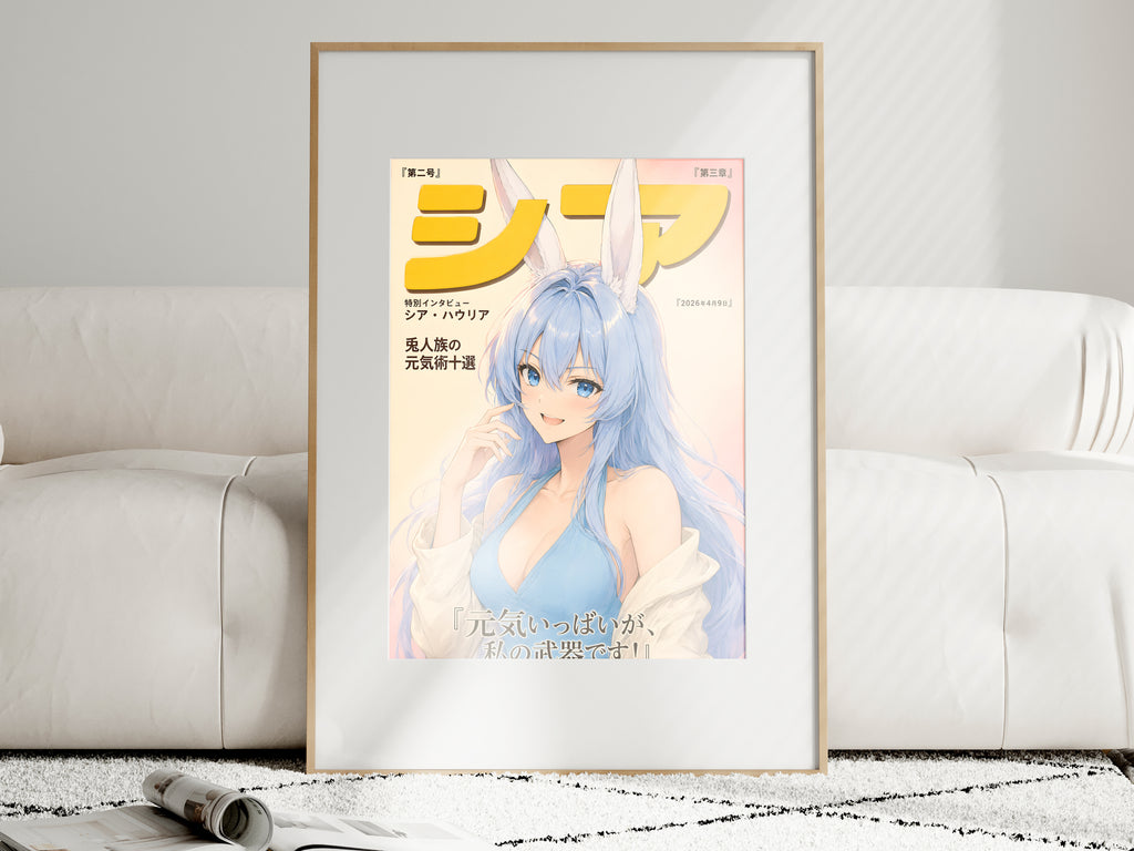 Arifureta Shea Blue Magazine Cover Anime Poster — i01463