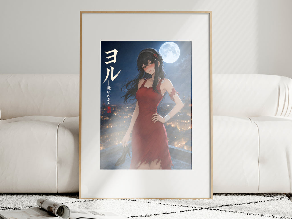 Spy x Family Yor Moonlit Post-Battle Anime Poster — i01463