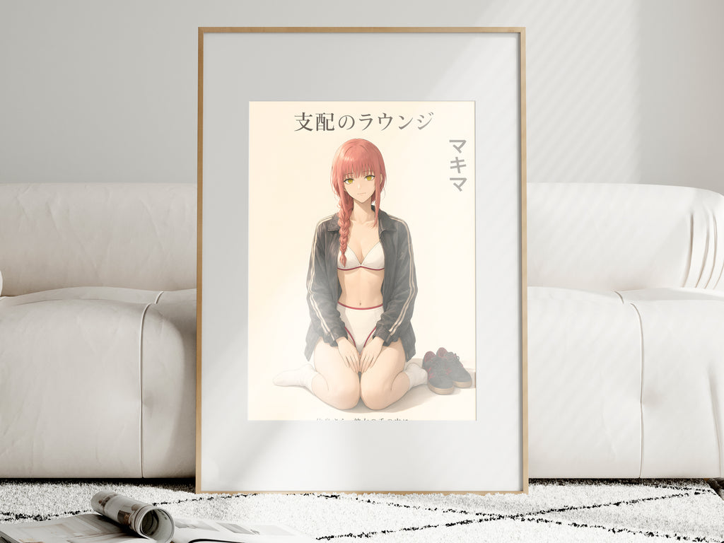 Chainsaw Man Makima Lounge Portrait Anime Poster — i01463