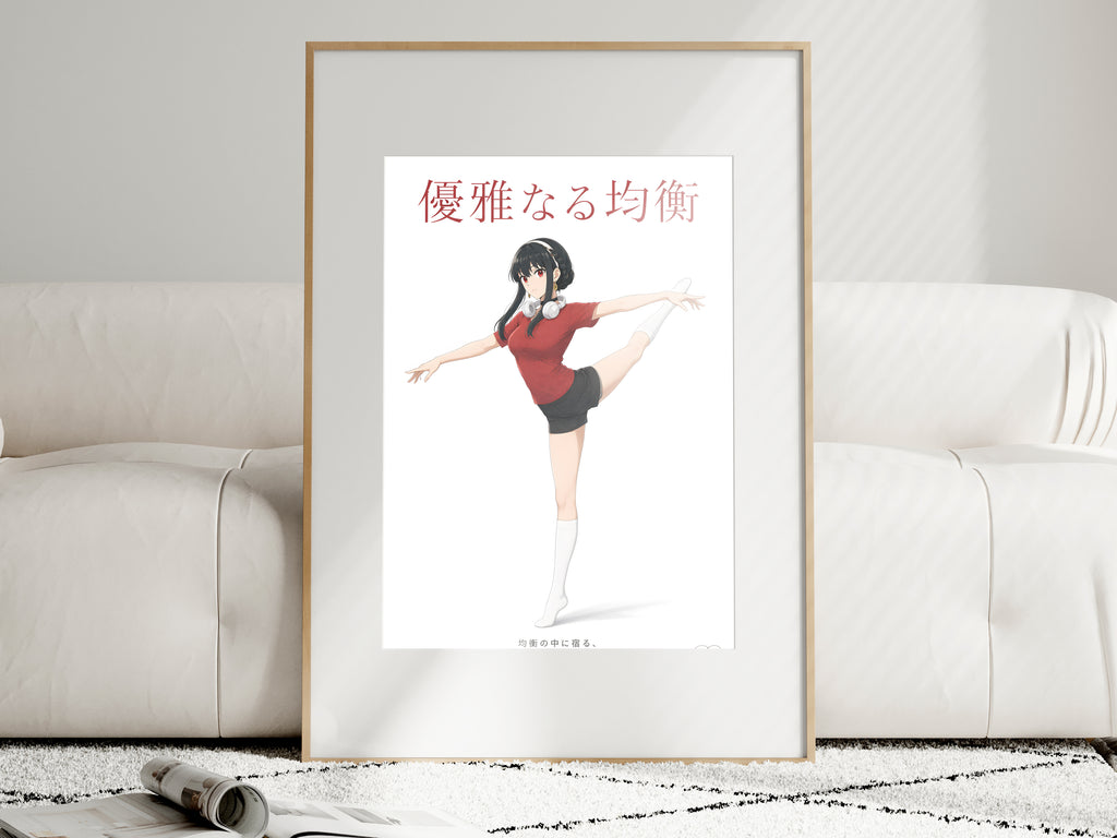 Spy x Family Yor Balance Pose Anime Poster — i01463
