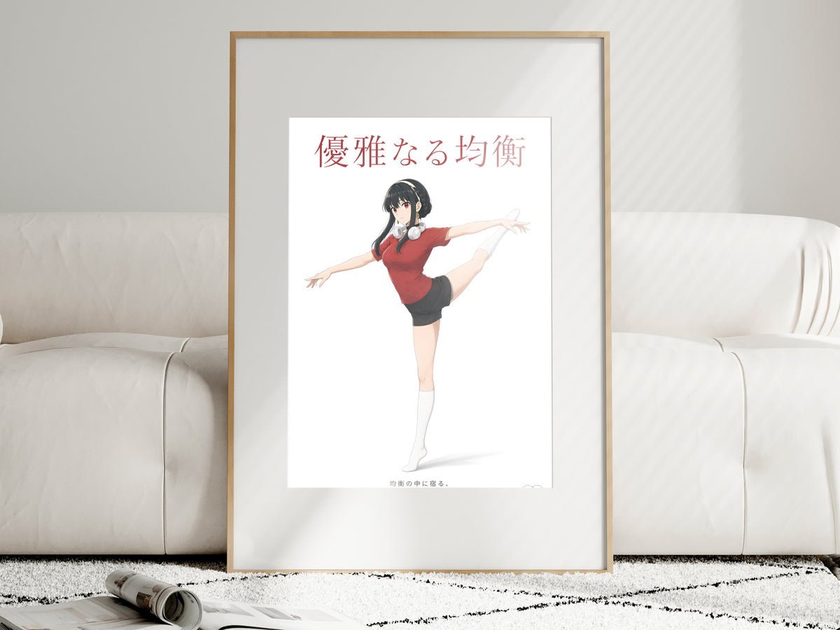 Spy x Family Yor Balance Pose Anime Poster — i01463