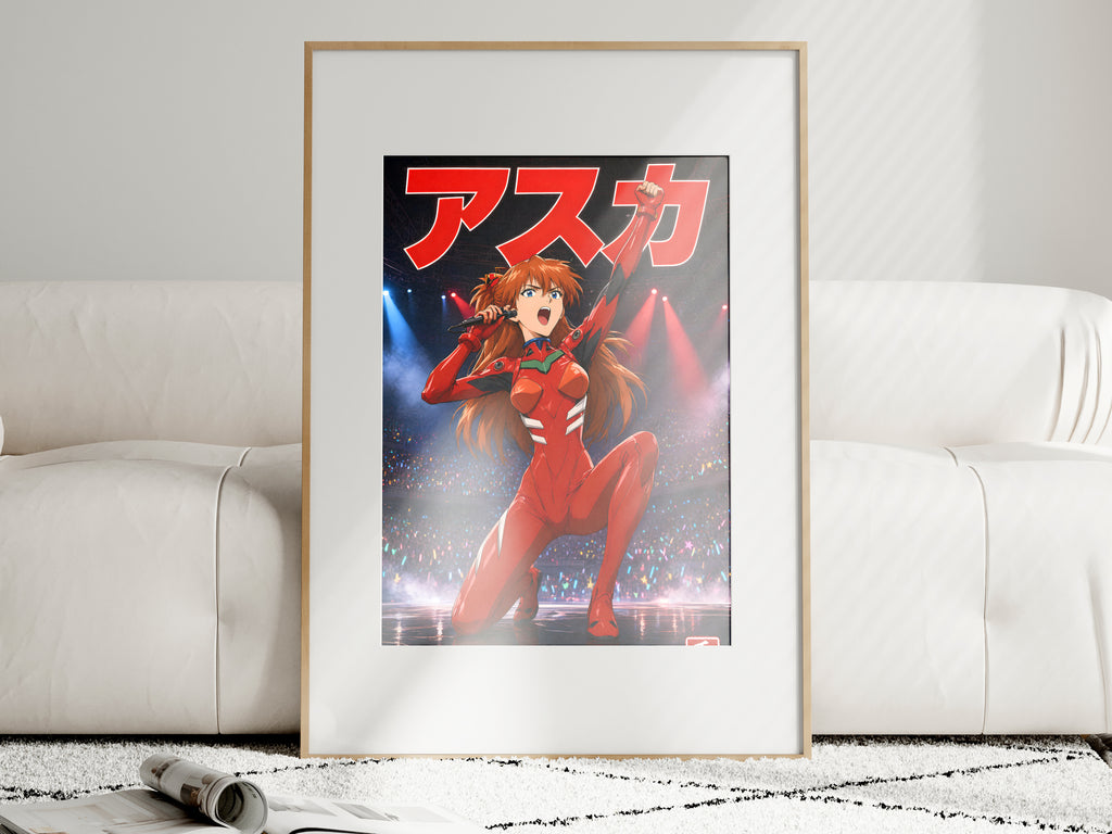 Evangelion Asuka Concert Stage Anime Poster — i01463