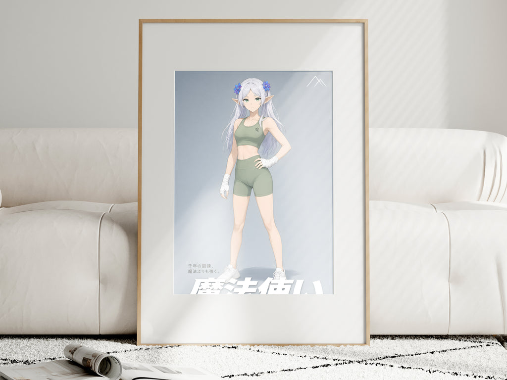 Frieren Green Training Set Anime Poster — i01463
