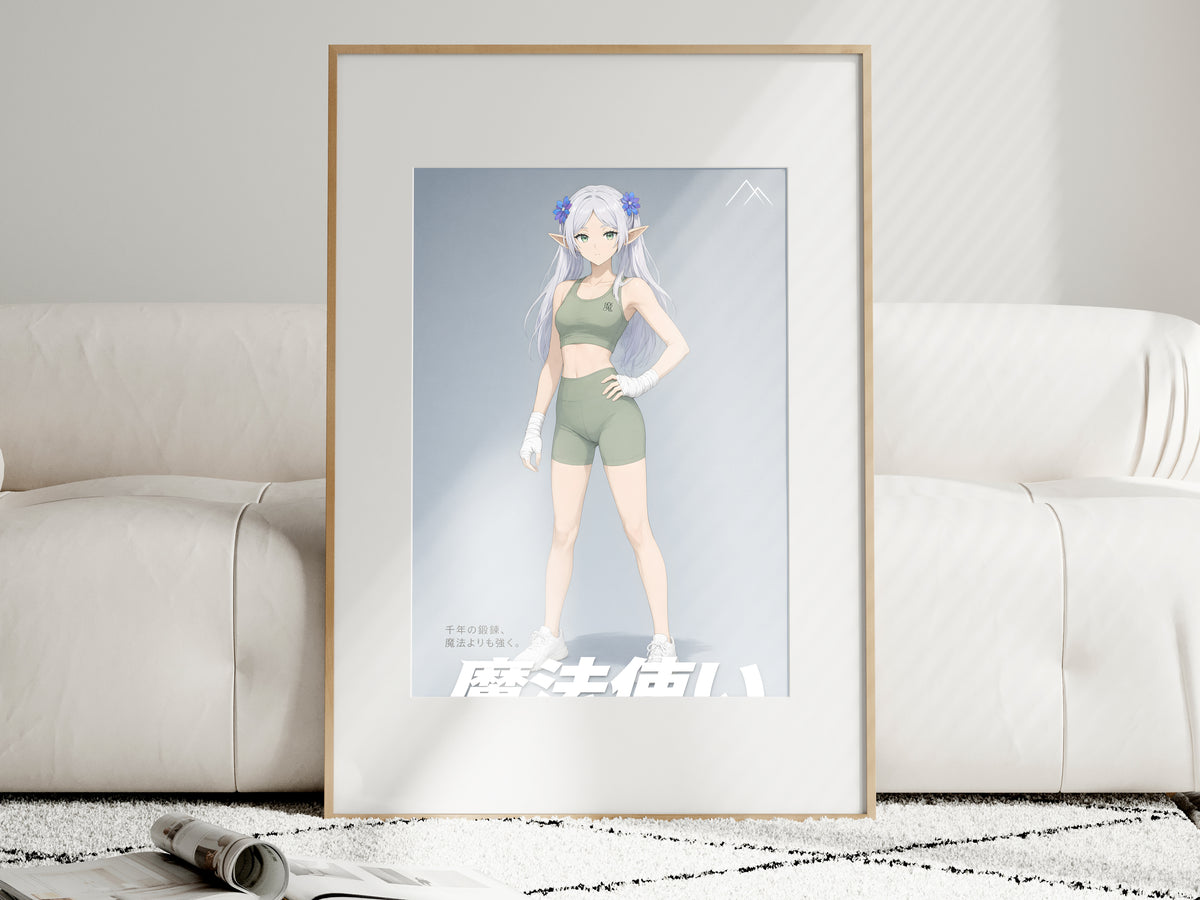 Frieren Green Training Set Anime Poster — i01463