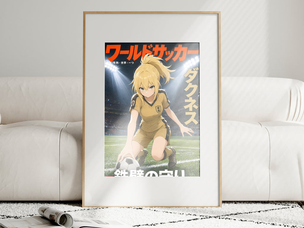 KonoSuba Darkness Football Cover Anime Poster — i01463