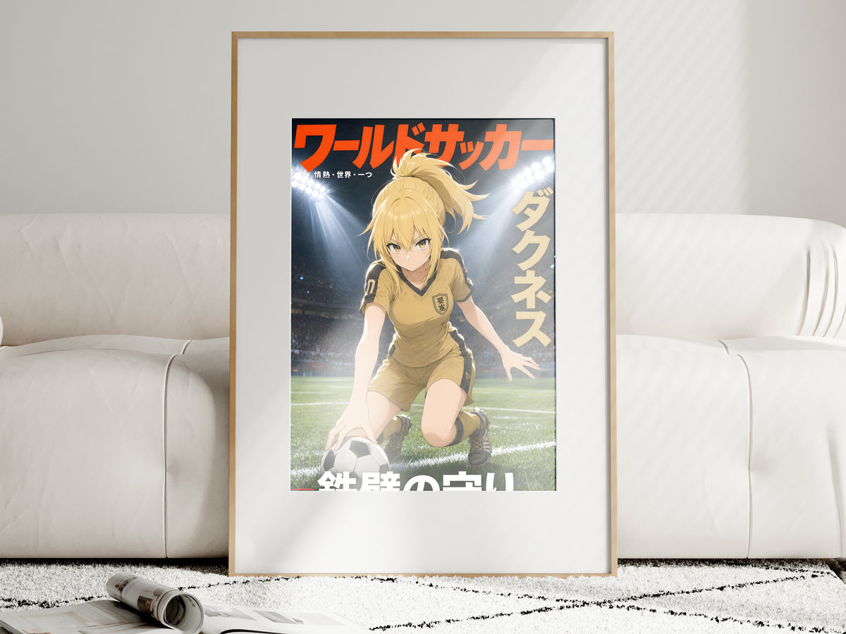 KonoSuba Darkness Football Cover Anime Poster — i01463