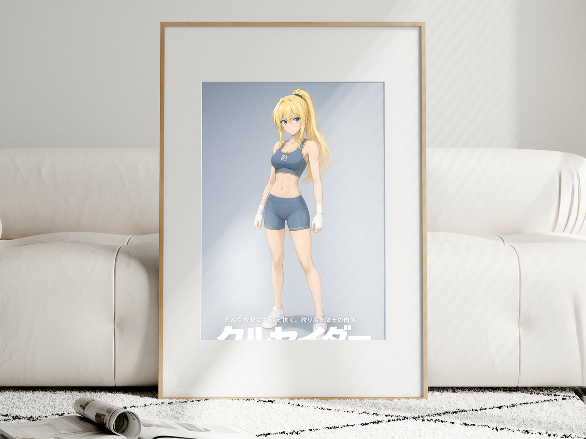 KonoSuba Darkness Blue Athletic Portrait Anime Poster — i01463