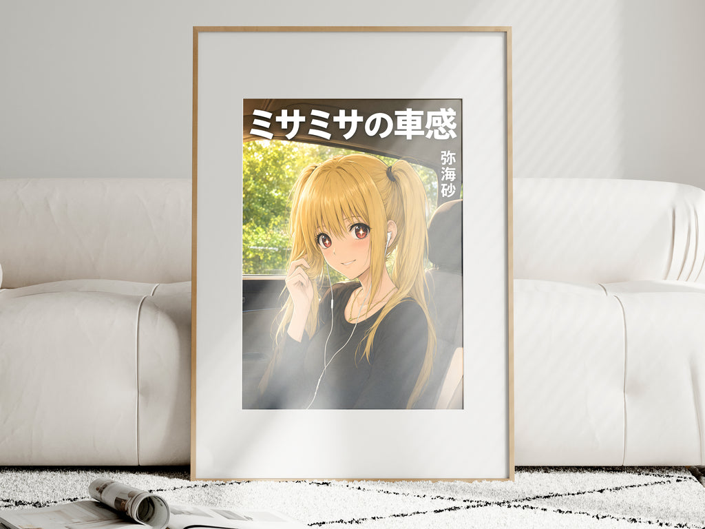 Death Note Misa Road Trip Earbuds Anime Poster — i01463