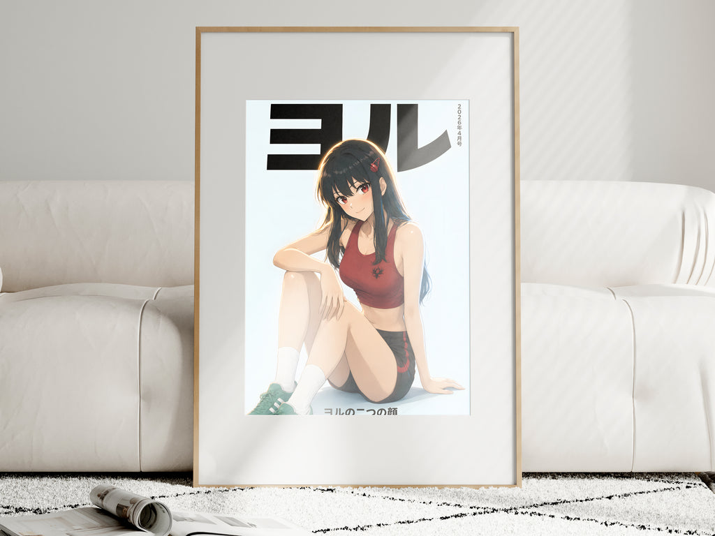 Spy x Family Yor Sporty Magazine Cover Anime Poster — i01463