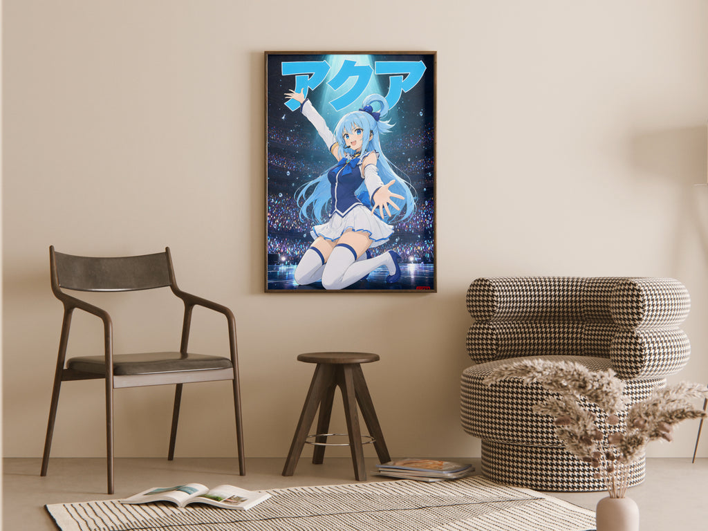 KonoSuba Aqua Concert Stage Anime Poster — room