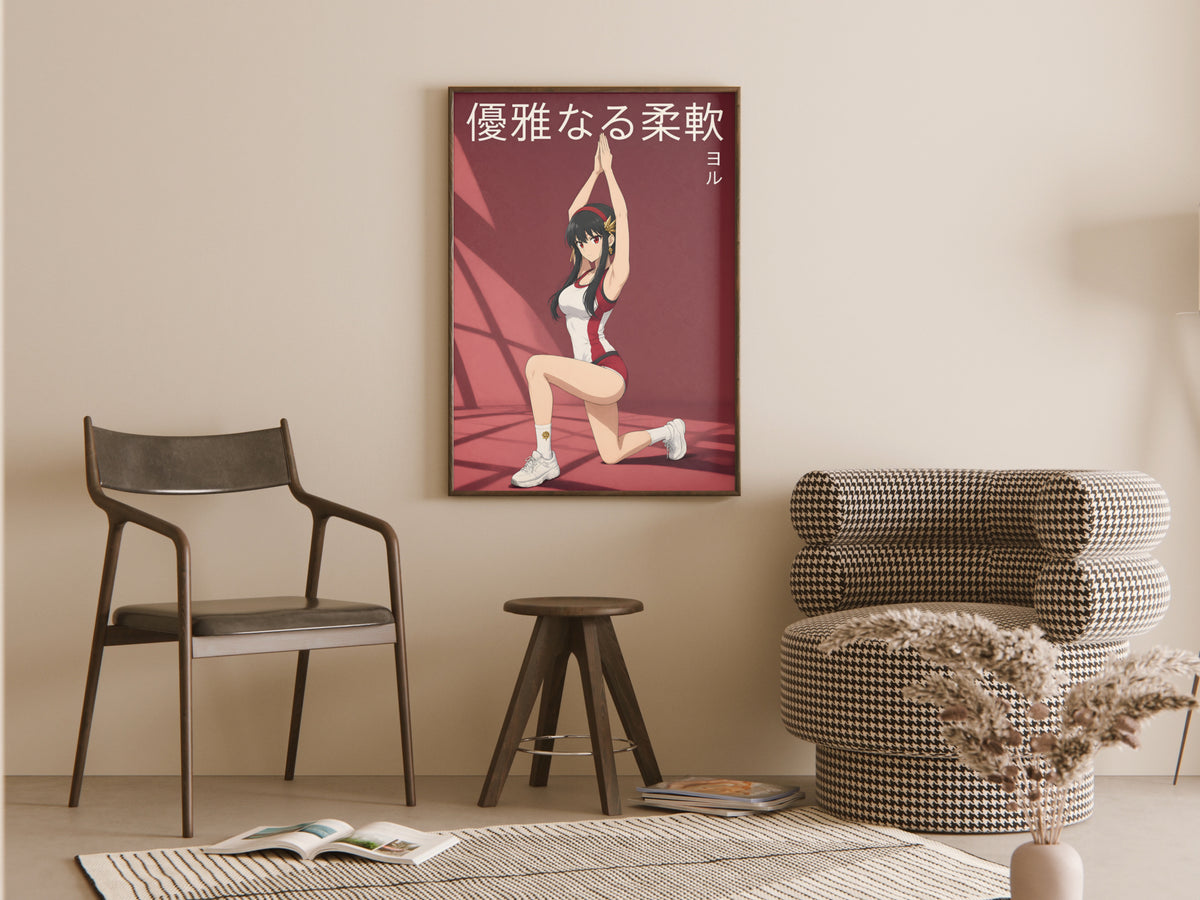 Spy x Family Yor Crimson Stretch Portrait Anime Poster — room